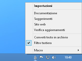 [ Icona e menu ]