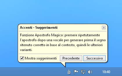 [ Suggerimenti iniziali ]